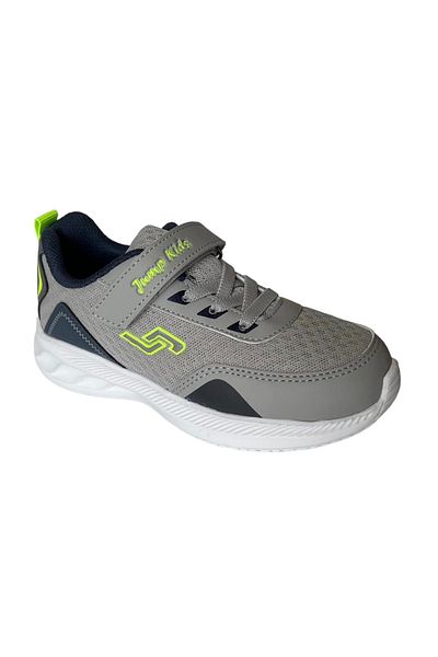 Jump 28110 Gri, bleumarin, galben, pantofi de alergare pentru copii
