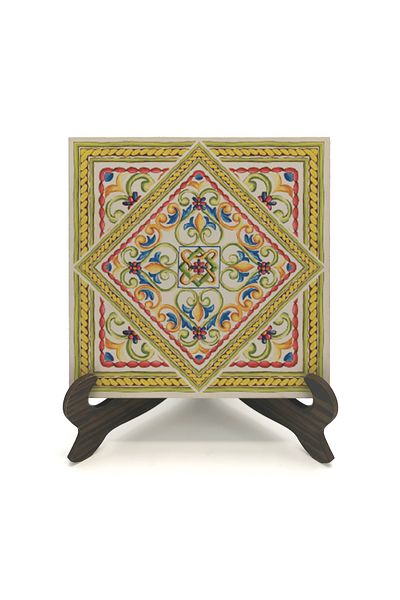 Sadrazam Italian Pattern Printed MDF Desktop