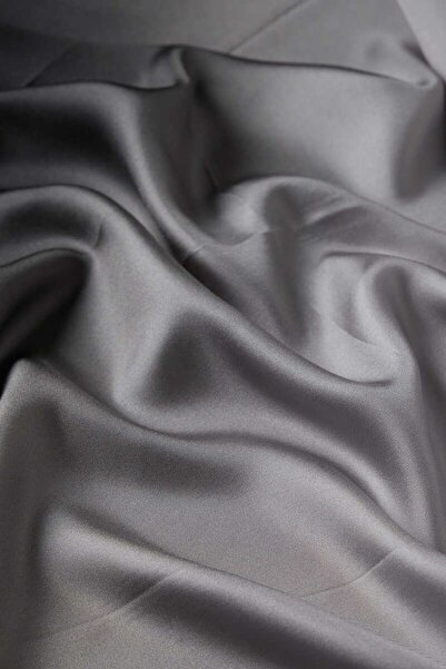 Bursa İpek Black Gray Gradient Twill Silk Scarf