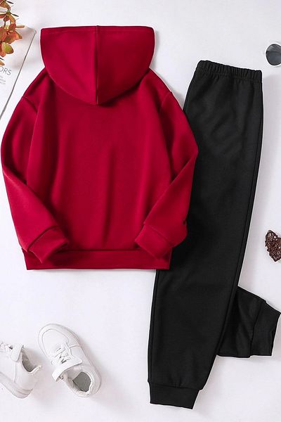 Muwen Butik Gyerek gyerek Nasa szövegnyomtatott tréningruha szett