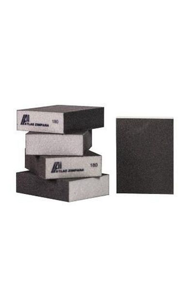 Atlas Zımpara 4 Sided Sponge Sandpaper (92 X 68 X 25 mm) 150 Grit 10Pcs