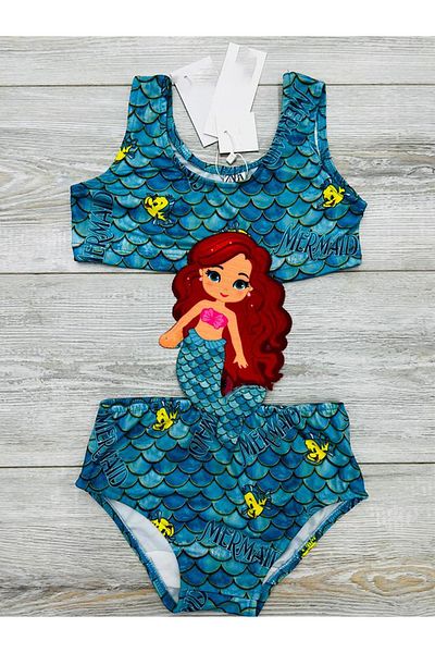 My Kids Wear Hero Detailed Girl's Swimsuit