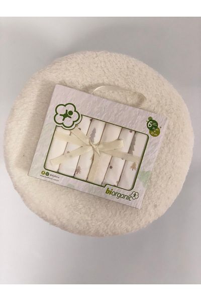Bibaby Biorganic 100% Cotton Set of 6 Baby Mouth Diapers