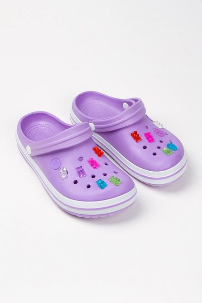OZYO Samesa Lilac Teddy Bear Clogs Eva Summer Beach - Casual Slippers