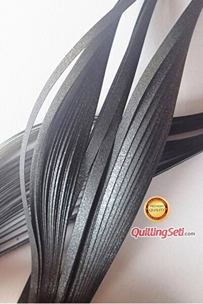 quilling 5mm Gümüş Gri Renkli Sedefli Kağıdı - 50 Adetli