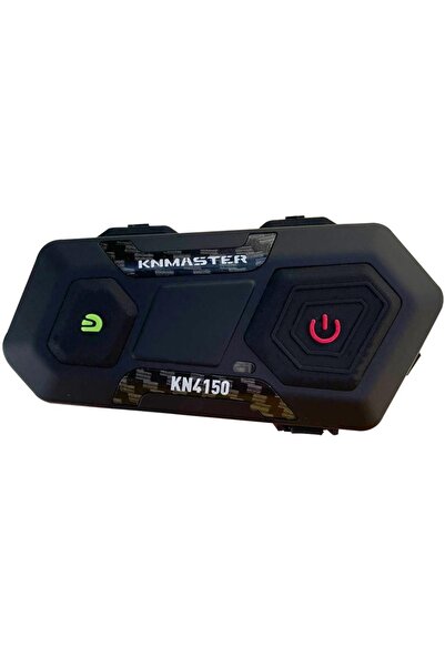 Knmaster Kn4150 Motosiklet Kask Interkom Bluetooth Intercom Kulaklık Seti Karbon
