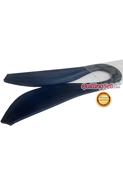 quilling 5mm Koyu Lacivert Renk Kağıdı - 100 Adetli