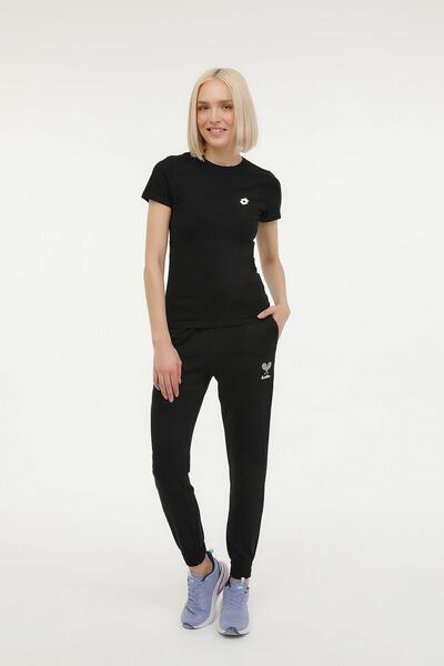 Lotto W-slg09 Anıta Jogger 2pr Siyah Kadın Eşofman Altı