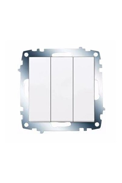 VİKO Viko 9096 7068 Karre/meridian مفتاح ثلاثي أبيض