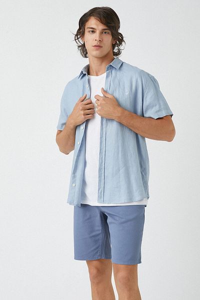 Koton Men's Blue Shorts & Bermuda 2SAM40182HW