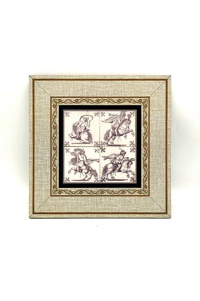 Sadrazam Dutch Pattern Printed MDF Table