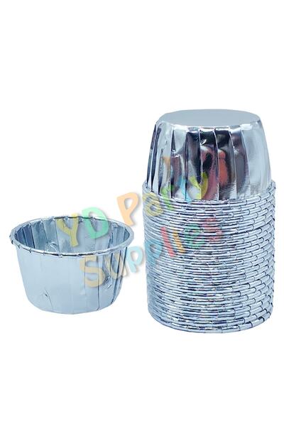 L'Opaline Muffin Cake Mold Gold Plated Inside 20 Pieces 50x39