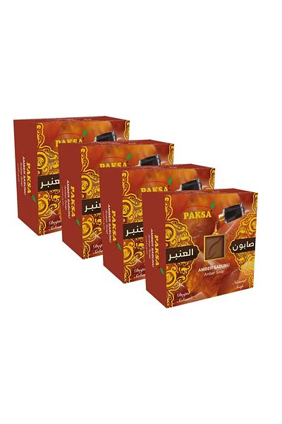 paksa صابون العنبر (4 قطع)