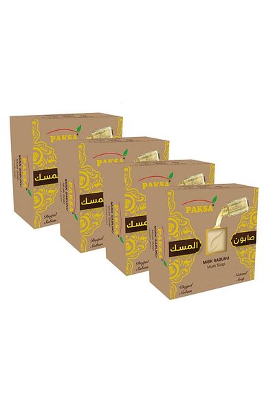 paksa صابون المسك الطبيعي (4 قطع)