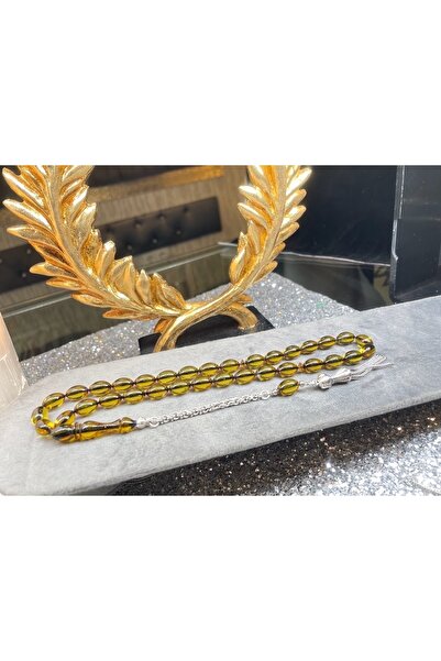 Bahar Tesbihcilik Özel Işçilikli Imame Ateş Kehribarı Tesbih