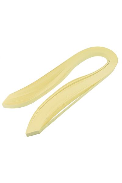 quilling Seti 5mm Açık Sarı Renk Kağıdı - 5mm X 50cm 100 Adetli