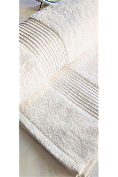 Z&N STYLE Πολυτελής πετσέτα μπάνιου 70x140 cm με προίκα εξαγόμενο προϊόν που περιέχει 70% ίνες μπαμπού