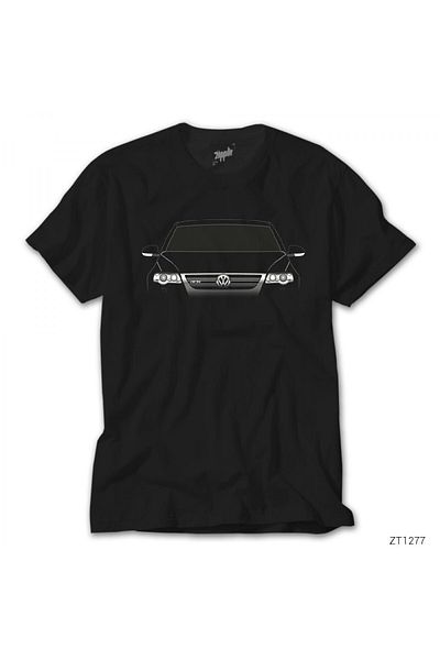Z zepplin Μαύρο T-Shirt Volkswagen Passat R36