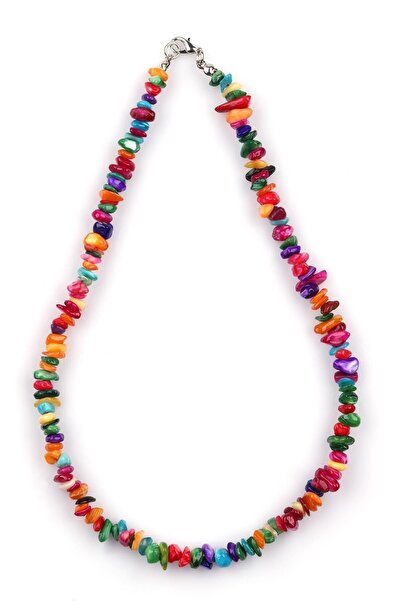 Genel Markalar Sedef Doğal Taş Kırık Taş Kolye