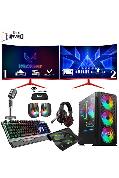 Zeiron Icone X17 I5-3470 16gb Ram 256gb Ssd 500gb Hdd Gt740 23.8'' Dual Curve...