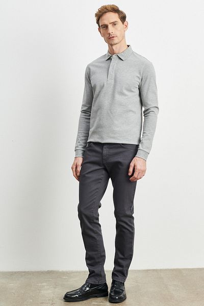 ALTINYILDIZ CLASSICS Men's Anthracite Altınyıldız Classics Flexible Trousers