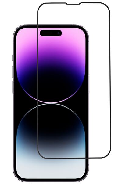 CEPSTOK Iphone 14 Pro Uyumlu Kırılmaz Cam 5d Premium Safir Curve Tam Kaplayan...