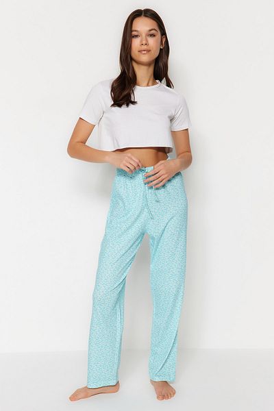 Trendyol Collection Pajama Bottoms - Blue - Straight