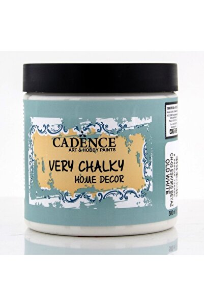 Cadence Very Chalky Home Dekor Kadifemsi Mobilya Boyası 500ml 03 Eskimiş Beyaz