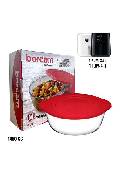 Paşabahçe Compatible with Borcam Xiaomi Airfryer 3.5 L and Philips Airfryer 4.1 L