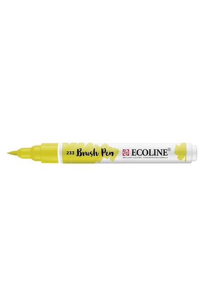 Talens Ecoline 233 Chartreuse Brush Tip Pen
