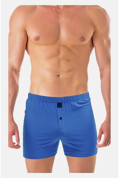 TheDon The Don Jersey Βαμβακερό πλεκτό ανδρικό μπόξερ Saks Blue