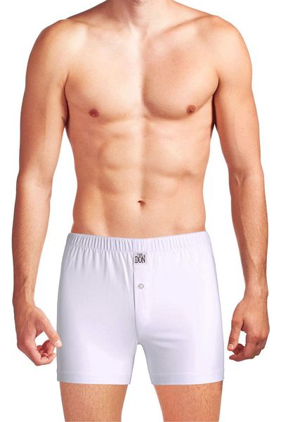 TheDon The Don Organic Jersey Βαμβακερό-πλεκτό Ανδρικό Boxer Λευκό