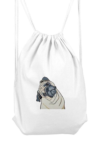 herotasarım Αθλητικό σακίδιο πλάτης Pugs - Μοντέλο Bll3568