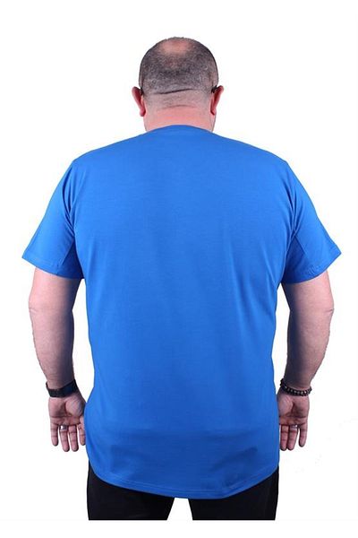 Starbattal Ανδρικό μπλουζάκι Lycra Basic Crew Neck 11160 Saks