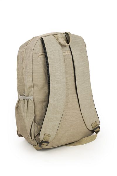 İMAKS 571 Crinkle / Clinkir Αδιάβροχο Ελαφρύ Multi-Eye Sports, Travel, School, Laptop Backpack Beige 1g