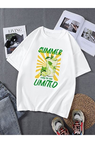 LOUİSA Μπλουζάκι Unisex Summer Limited με στάμπα ανδρικής-γυναικείας λαιμόκοψης