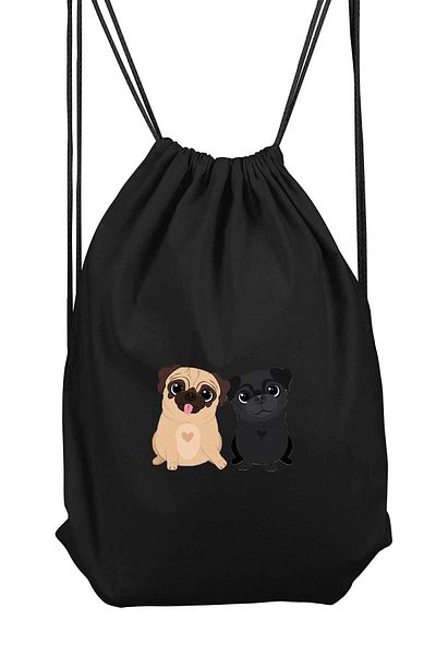 herotasarım Αθλητικό σακίδιο πλάτης Pugs - Bll3567