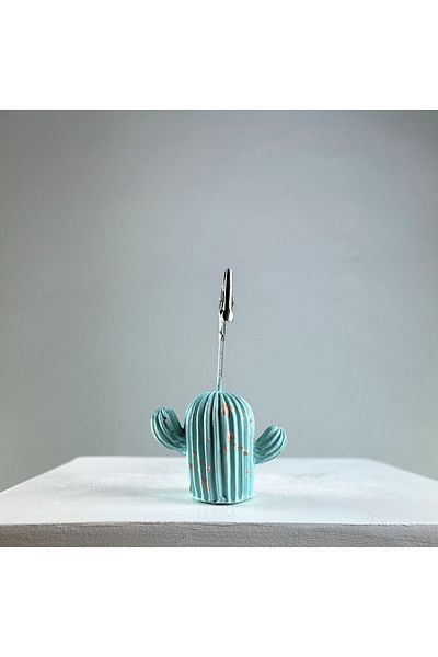 oasis decoration Mint Cactus Latte Splash Note Holder