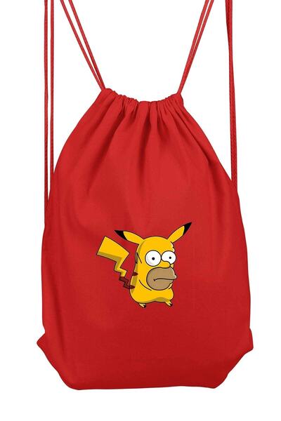herotasarım Simpson Pikachu Sports Ranac - Bll3517