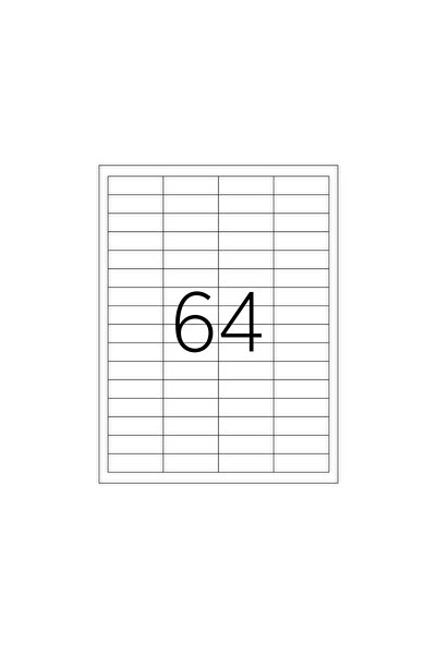 A1 Etiket Pia Laser Label TW-2564 100 A4 listova laser naljepnica 64 nalepnic...
