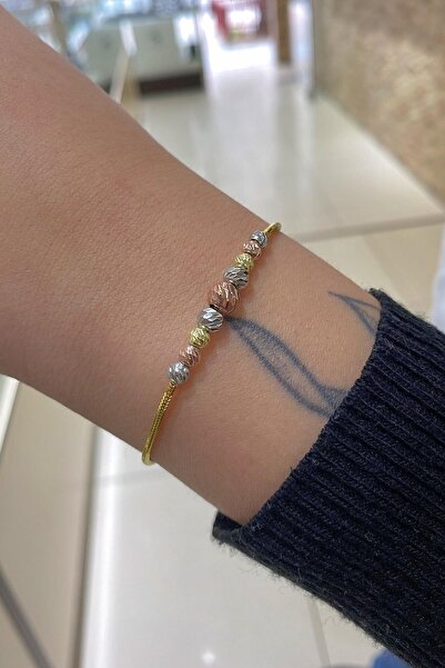 Erer Gümüş Gümüş Dorika Toplu Italyan Zincirli Bileklik Hs55e23