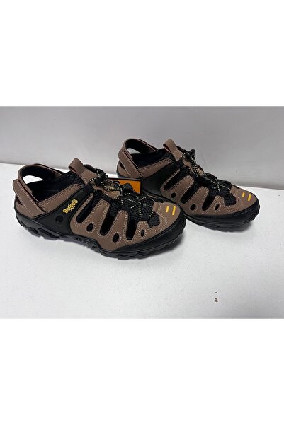 Dockers By Gerli Men's Brown Color Genuine Leather Trekking Sandals Shoes Outdoor216504