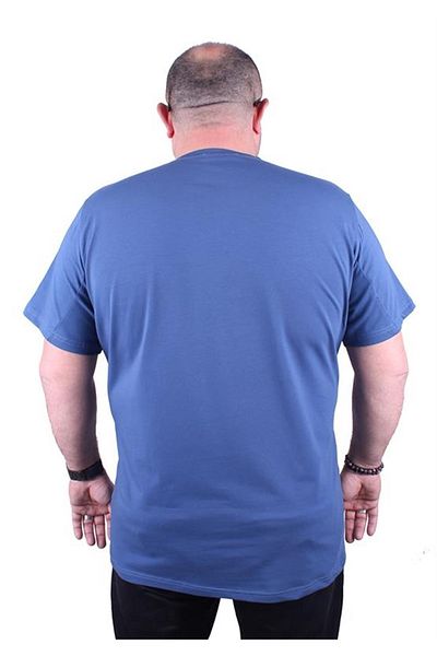 Starbattal Ανδρικό μπλουζάκι Lycra Basic με λαιμόκοψη 11170 Indigo