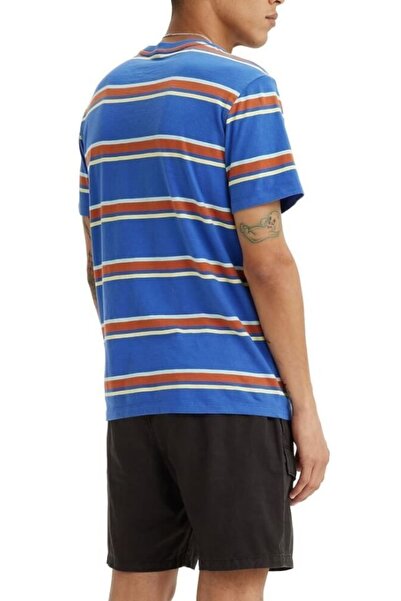 Levi's Ανδρικό μπλουζάκι με ρίγες και τσέπες - 19342-0281