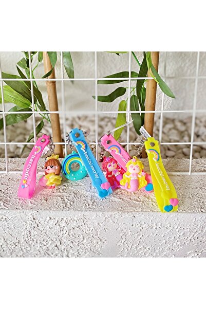 Minnoş Dükkan Best Wishes Silikon Karışık Desen Anahtarlık