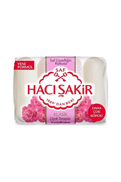 Hacı Şakir Classic Flower Therapy Soap 4 X 70 Gr Bath Soap 10 Pieces