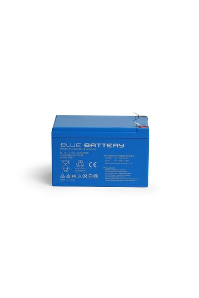 Blue Battery 12 Volt 12 Amper Bakımsız Kuru Akü , Ups Aküsü