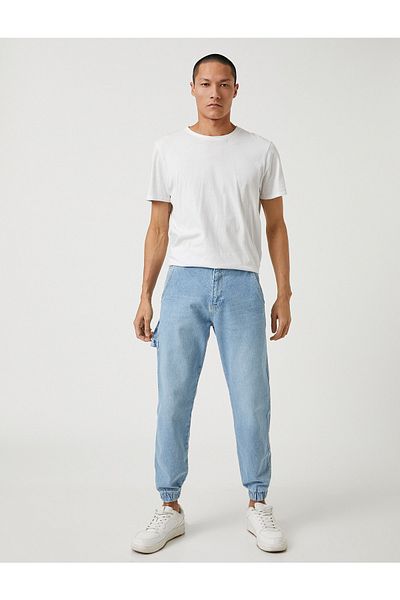 Koton Jogger Jeans Button Detailed Pocket Cotton