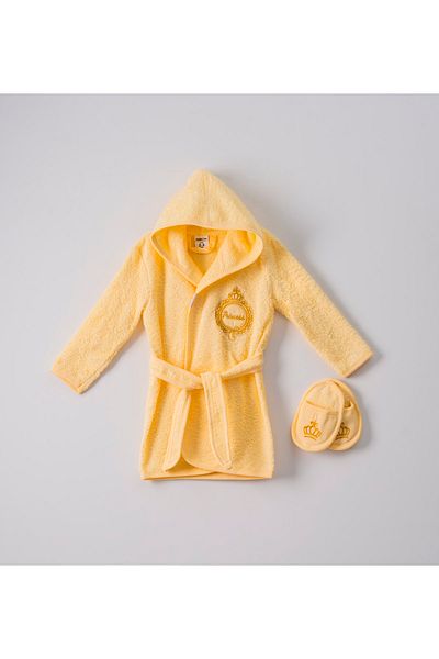instababyrooms Princess 2-Piece Baby Bathrobe Children's Bathrobe Set Model 452