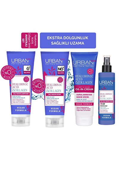 Urban Care Hyaluronic Acid & Collagen Kuru Ve Nemsiz Saçlar Bakım Seti